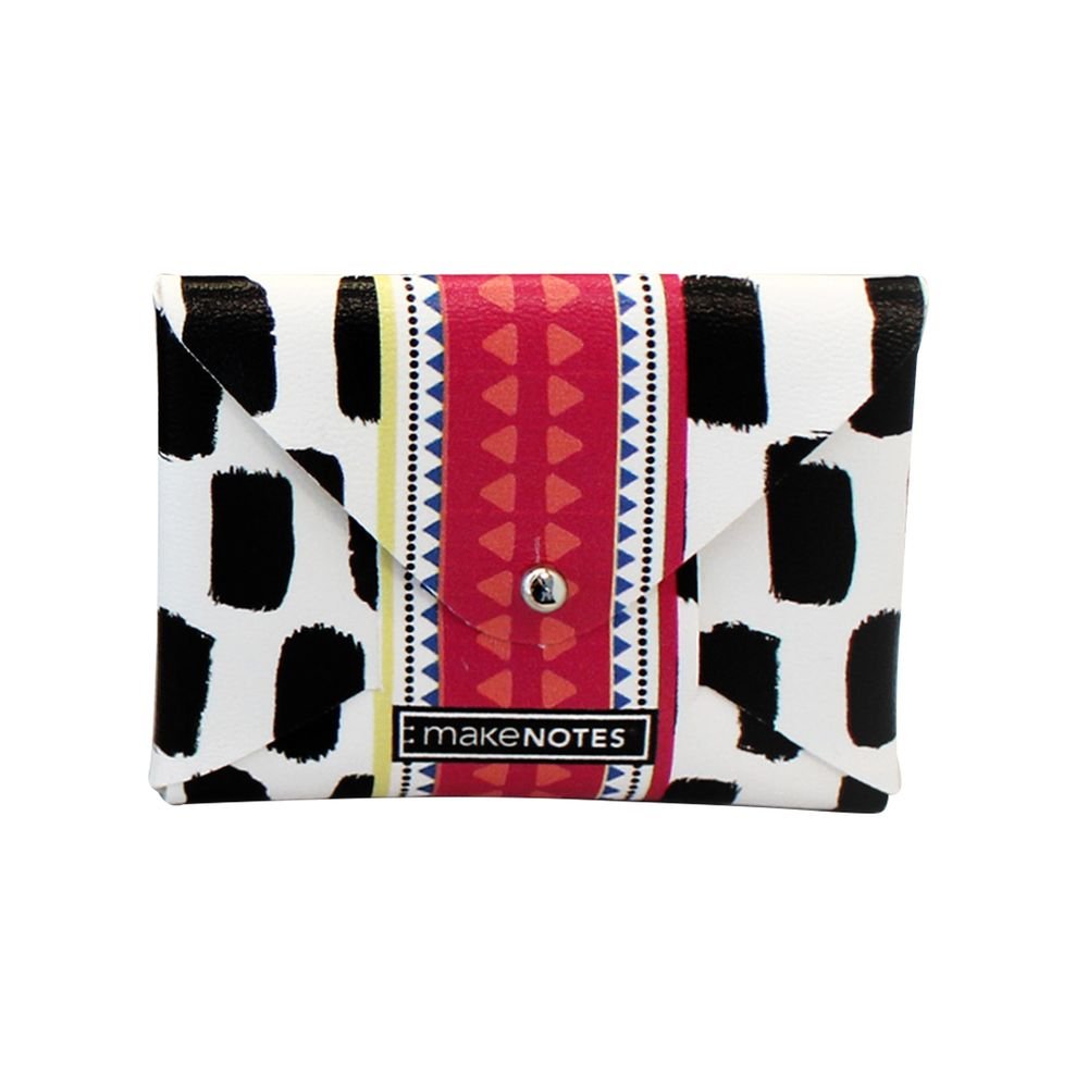 PORTA MONEDAS/TARJETAS RECTANGULAR MONOCHROME STROKES | MAKENOTES | 1 UNIDAD | 5609104948208