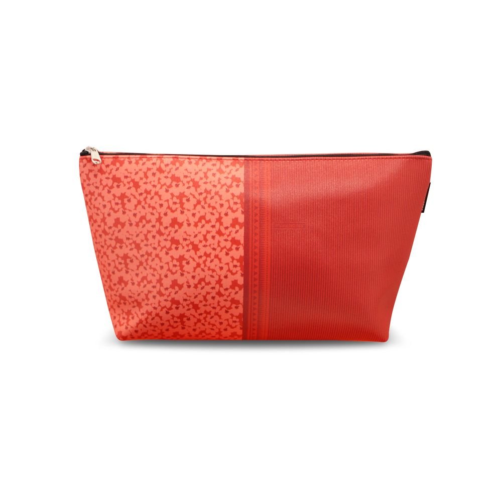 Neceser triangular grande Red Flowers MAKENOTES Imagen principal del producto