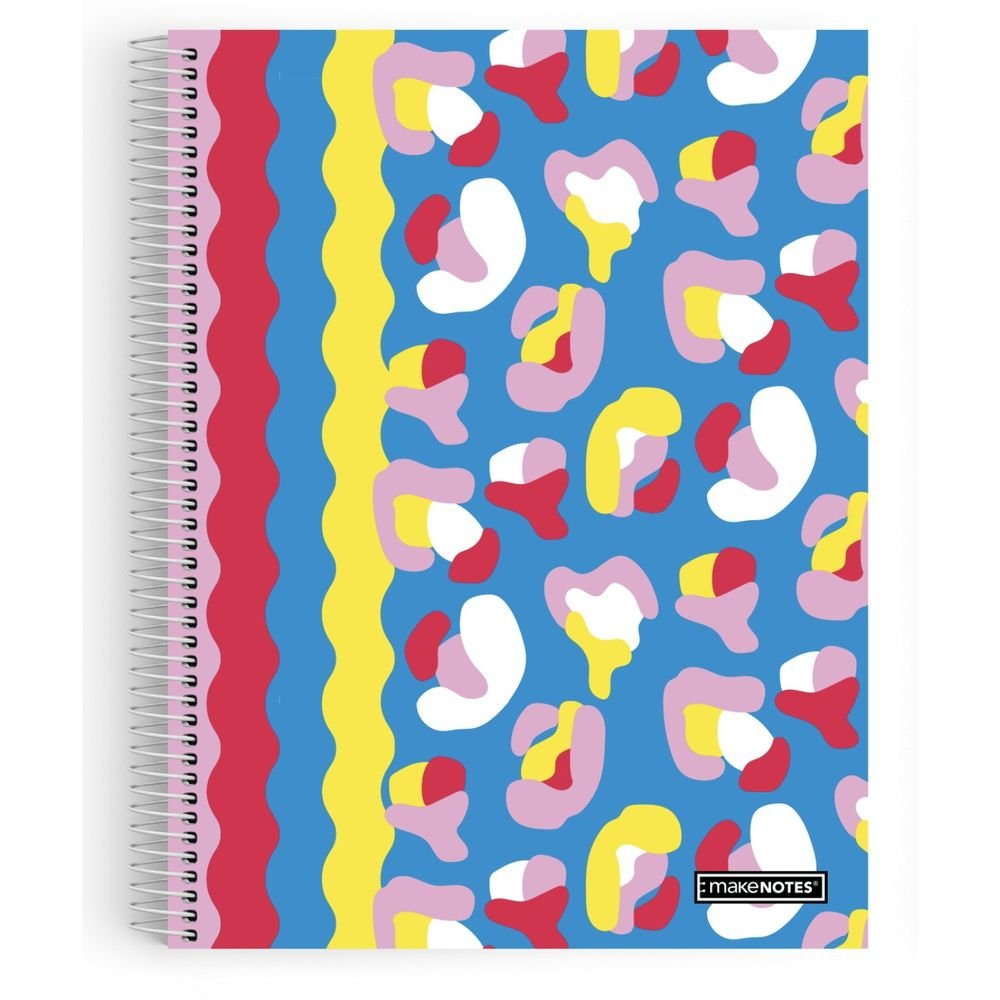 Cuaderno espiral plástico A4 rayado 80 hojas Makenotes Imagen principal del producto