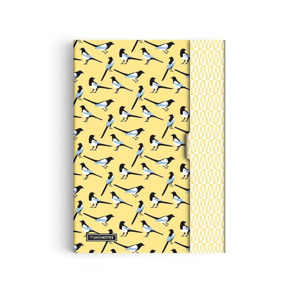 Cuaderno Grapado A5 Rayado con Solapa Magpie MAKENOTES
