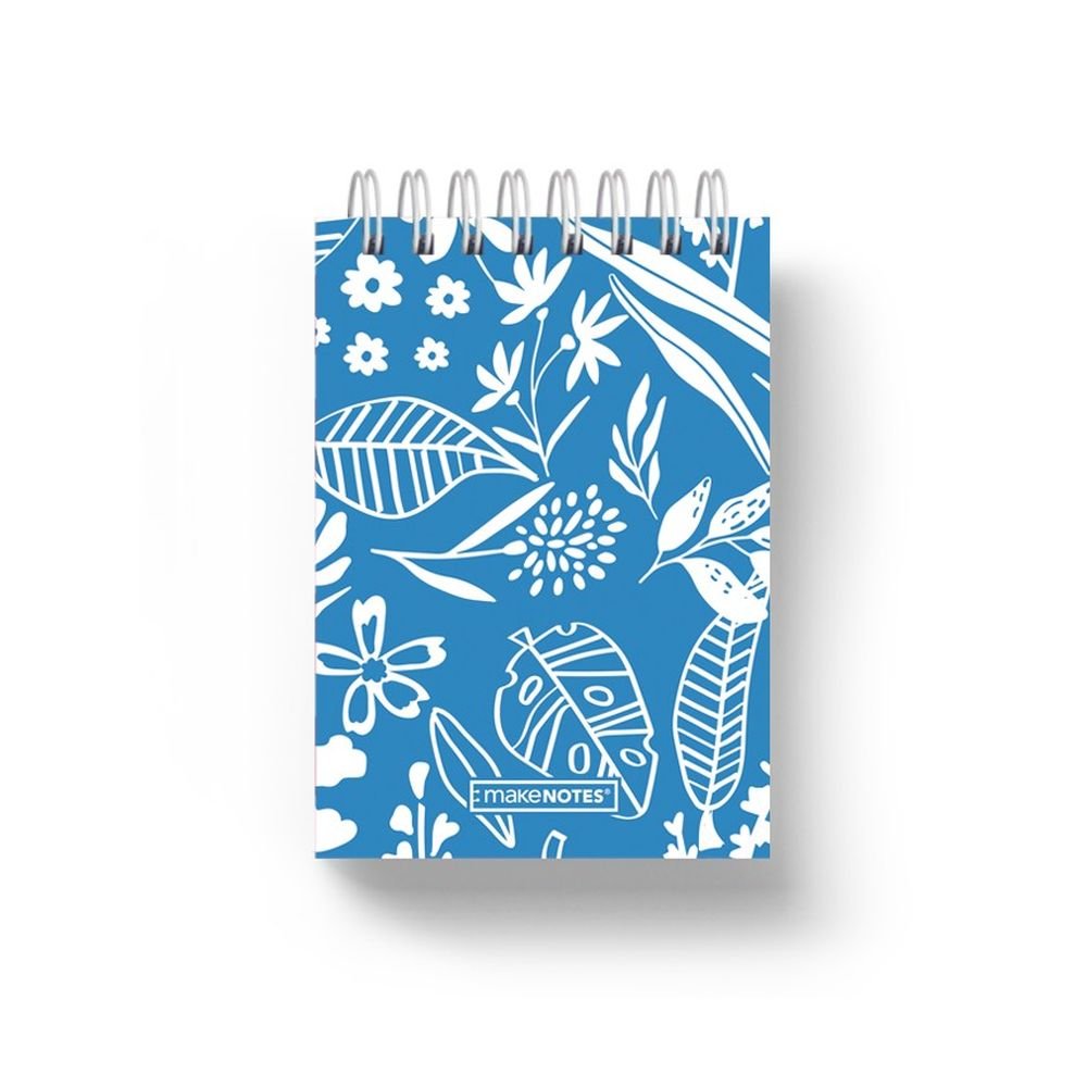 Bloc Notas Espiral A7 60HJ Blancas Rainbow Garden MAKENOTES Imagen principal del producto