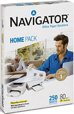 Papel fotocopiadora A4 80 g Navigator Home Pack