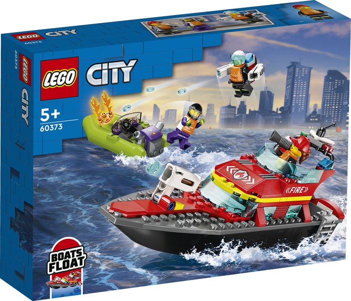 Lego Lancha de Rescate de Bomberos LEGO City Juguete