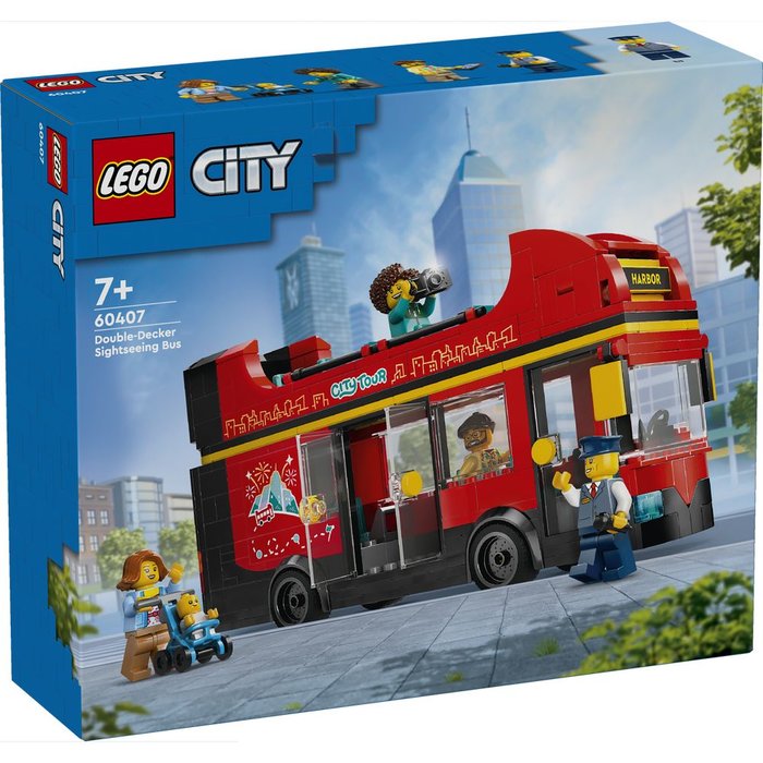 Lego Autobús Turístico Rojo de Dos Plantas Marca Lego City