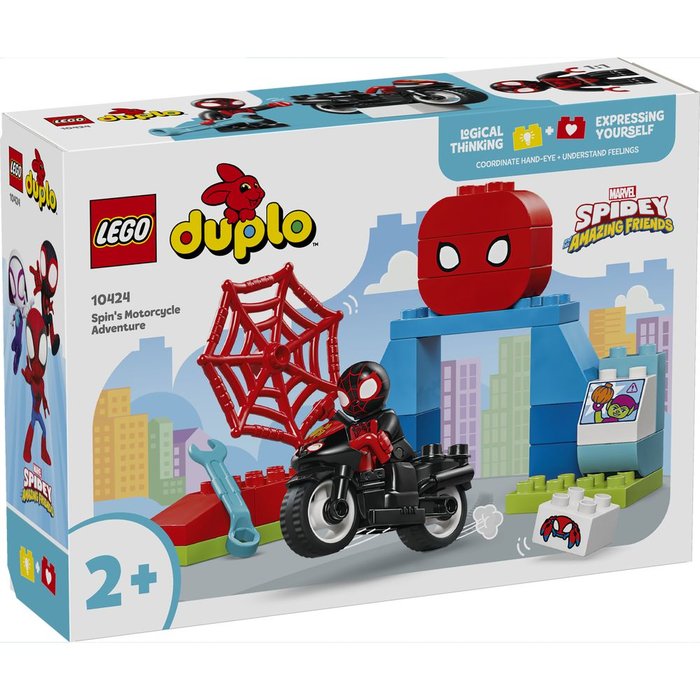 LEGO AVENTURA EN MOTO DE SPIN | LEGO DUPLO | 1 UNIDAD | 5702017583792