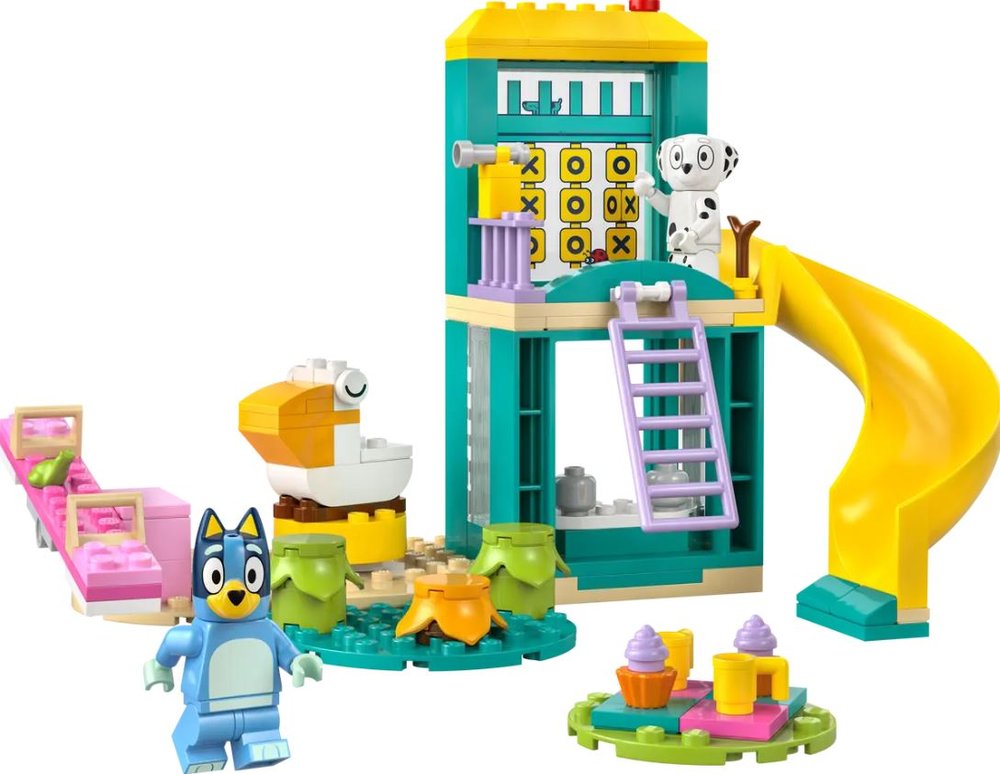 Lego Diversion en el Parque de Juegos con Bluey y Chloe Marca Lego, Juguete para niños 4+