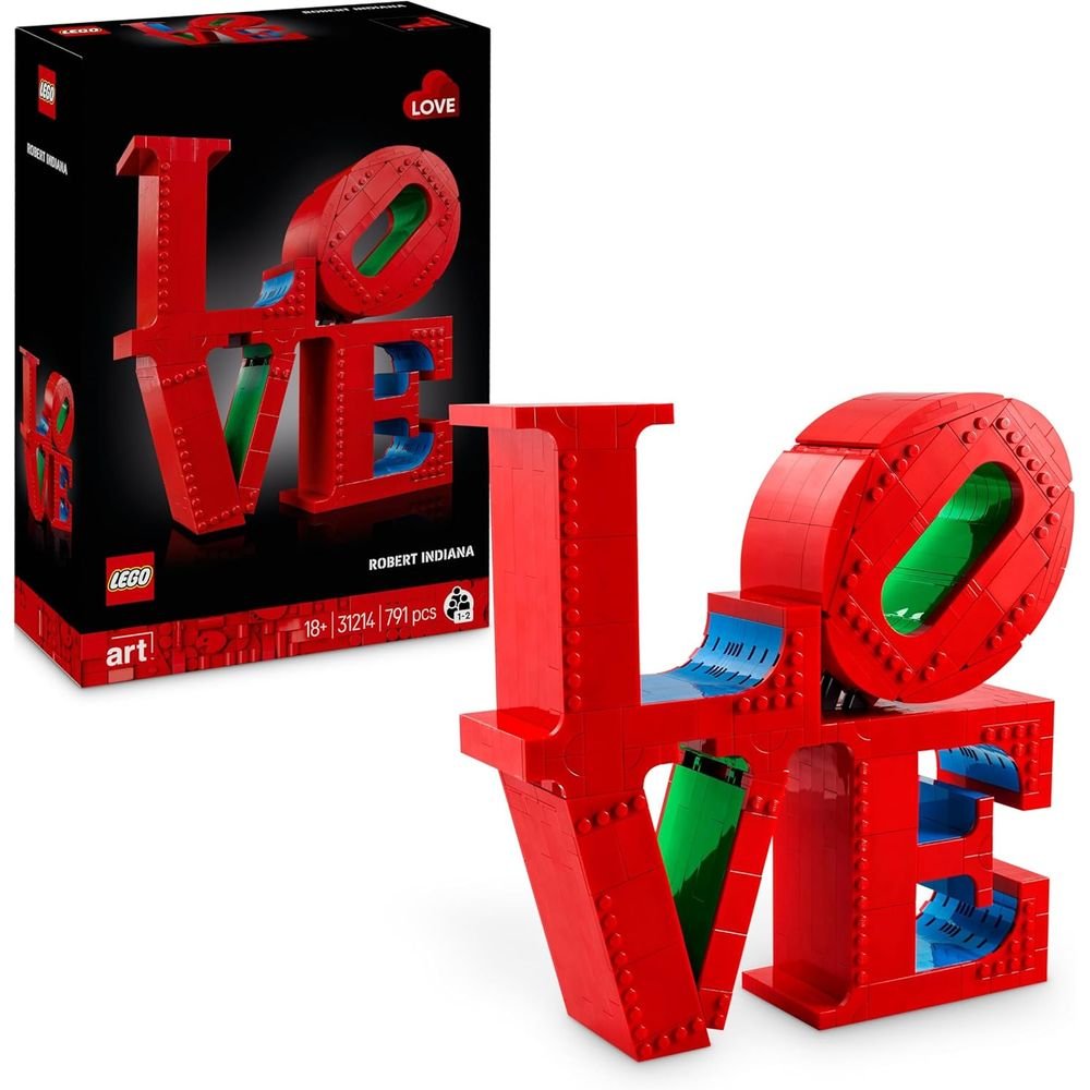 Lego Love LEGO Art Juguete de construcción para adultos y coleccionistas