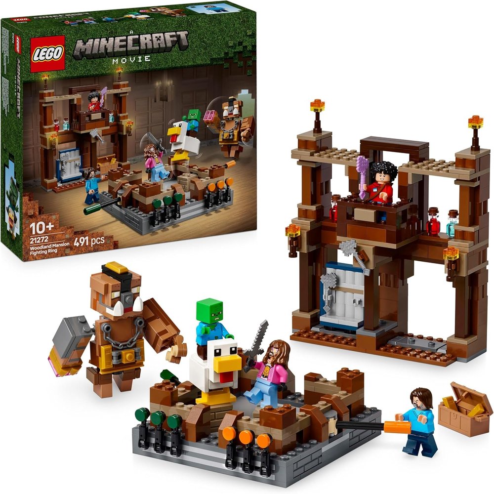 LEGO MINECRAFT EL RING DE COMBATE DE LA MANSION DEL BOSQUE | LEGO MINECRAFT | 1 UNIDAD | 5702017815466