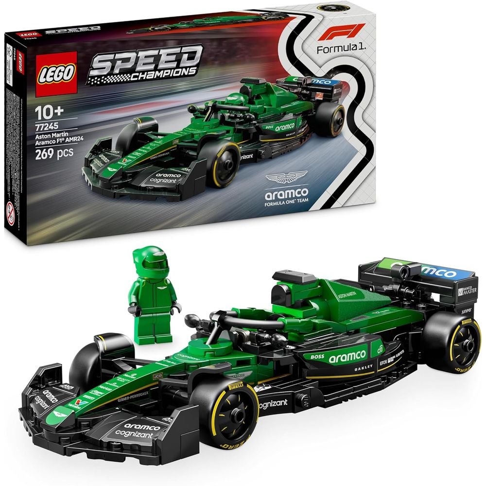 LEGO COCHE DE CARRERAS ASTON MARTIN ARAMCO F1 AMR24 | LEGO SPEED CHAMPIONS | 1 UNIDAD | 5702017816128