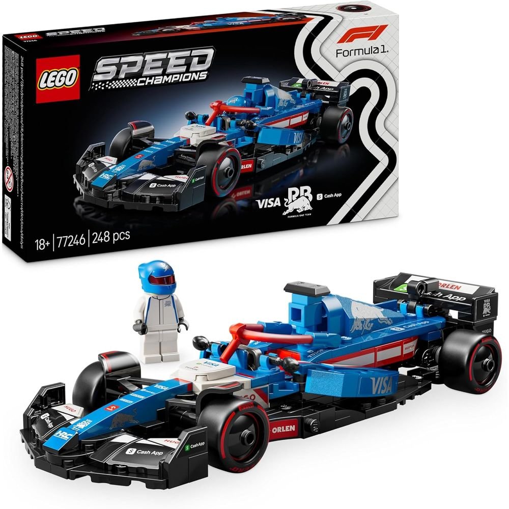 LEGO COCHE DE CARRERAS VISA CASH APP RB VCARB 01 F1 | LEGO SPEED CHAMPIONS | 1 UNIDAD | 5702017816135