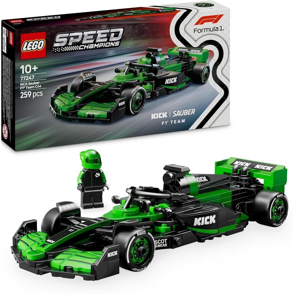 LEGO COCHE DE CARRERAS KICK SAUBER F1 TEAM C44 | LEGO SPEED CHAMPIONS | 1 UNIDAD | 5702017816142 Imagen principal del producto