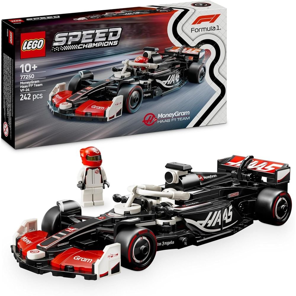 LEGO COCHE DE CARRERAS MONEYGRAM HAAS F1 TEAM VF-24 | LEGO SPEED CHAMPIONS | 1 UNIDAD | 5702017816173