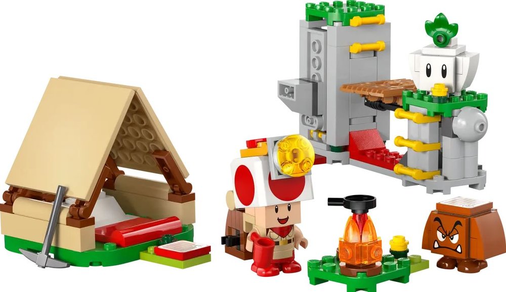 Lego de Acampada con el Capitán Toad LEGO Super Mario