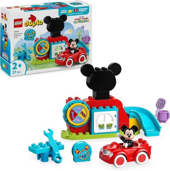 Casa y Coche de Mickey Mouse Lego para niños de 0 a 3 años Marca Lego Imagen principal del producto