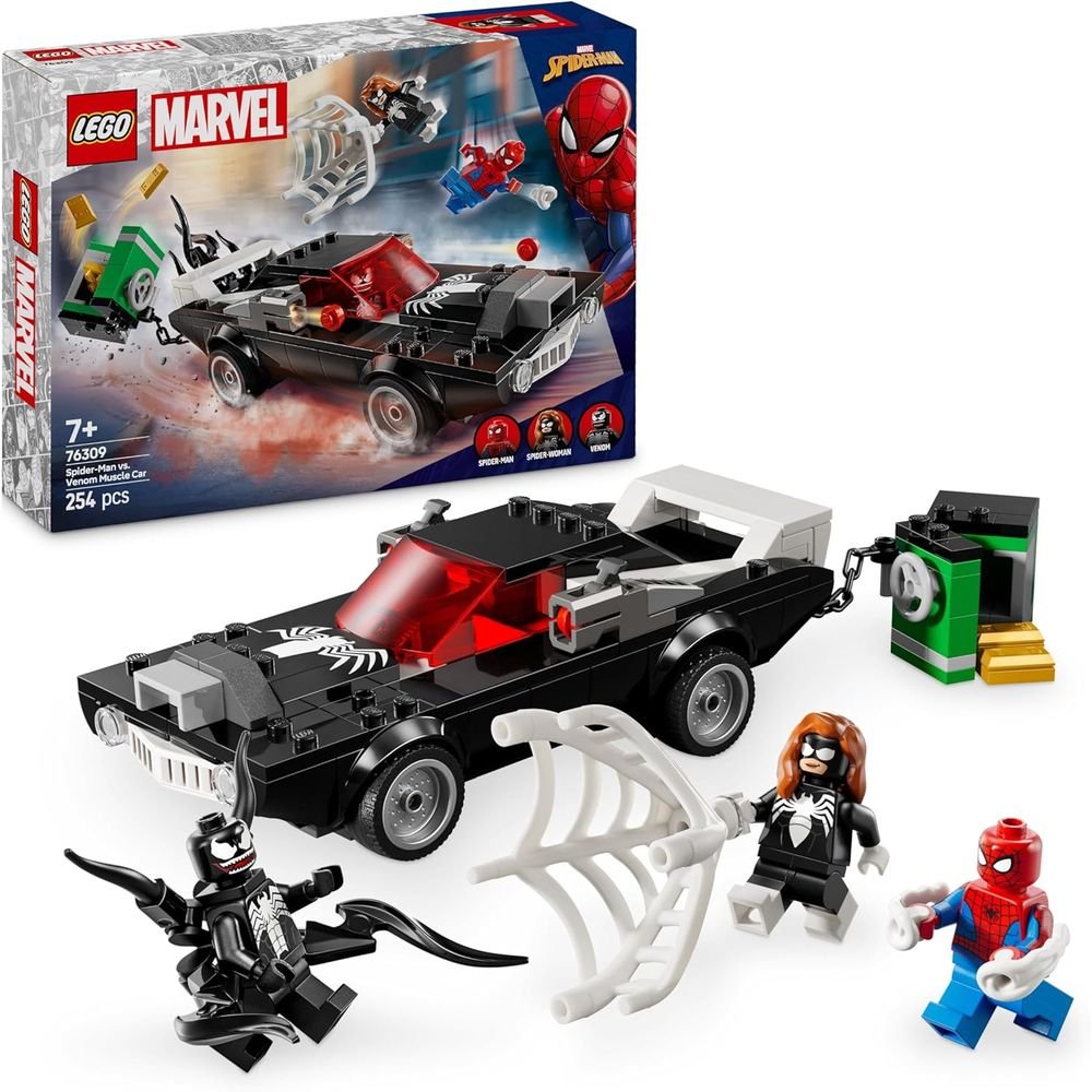LEGO SPIDER-MAN VS, COCHE BRUTAL DE VENOM | LEGO SUPER HEROES | 1 UNIDAD | 5702017817828