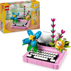 LEGO MAQUINA DE ESCRIBIR CON FLORES | LEGO CREATOR | 1 UNIDAD | 5702017822440
