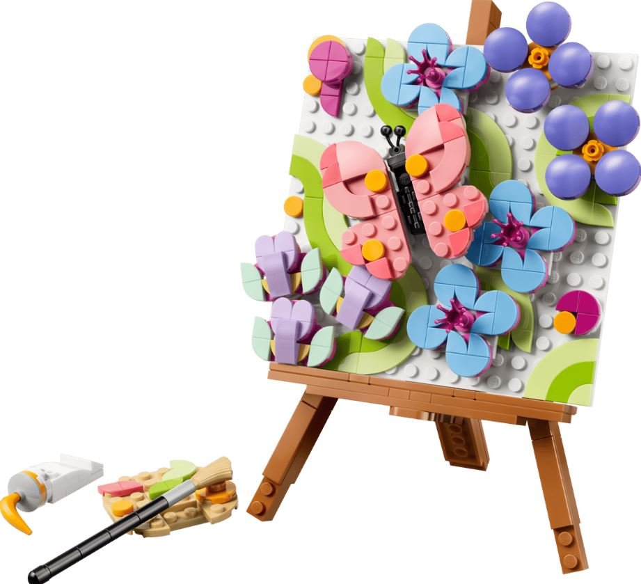 Lego Pintura Decorativa de Arte Floral 3 en 1 Marca Lego Creator