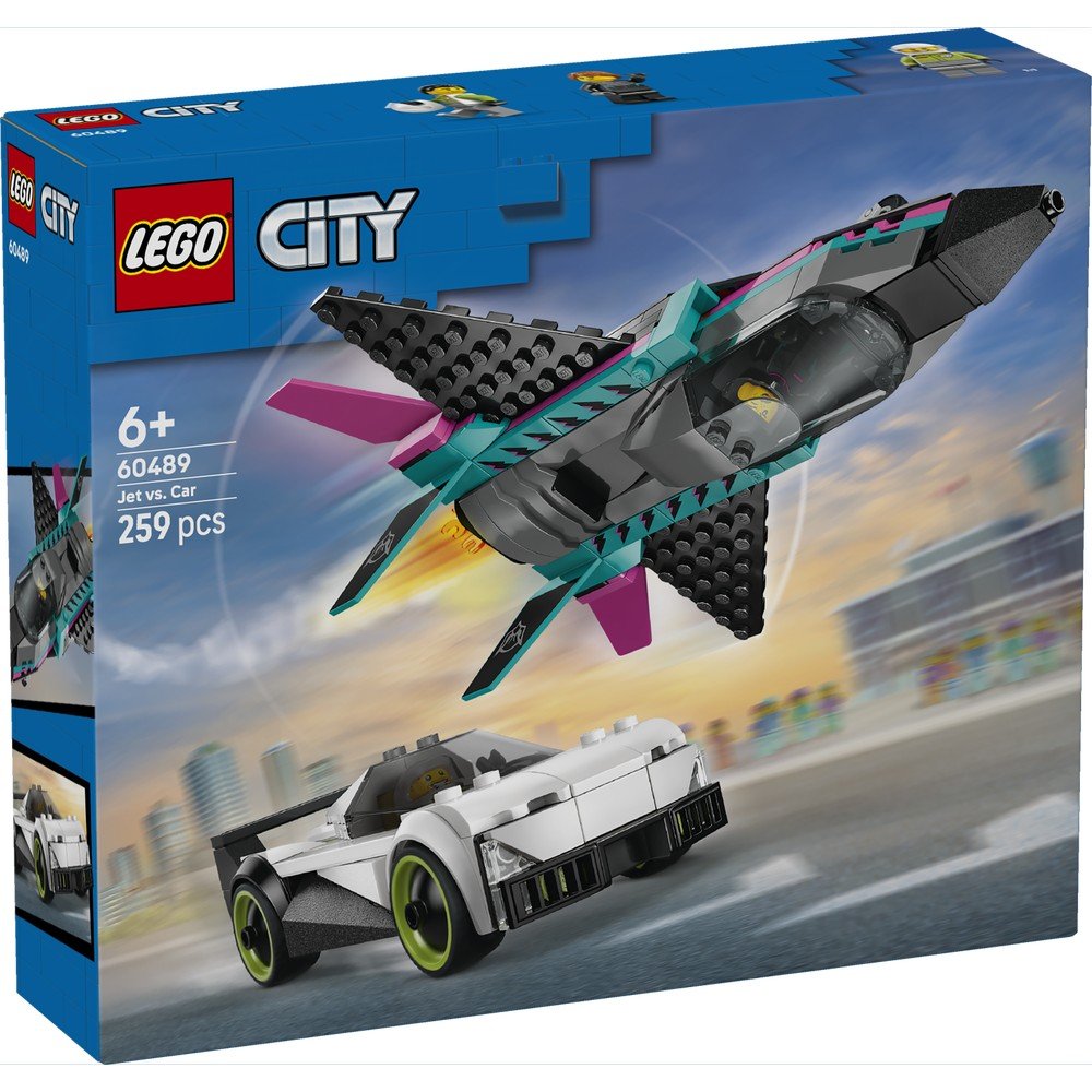 Lego Jet Vs. Coche LEGO City Juguete de construcción