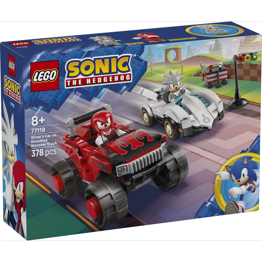 Lego Coche de Silver Vs. Monster Truck de Knuckles