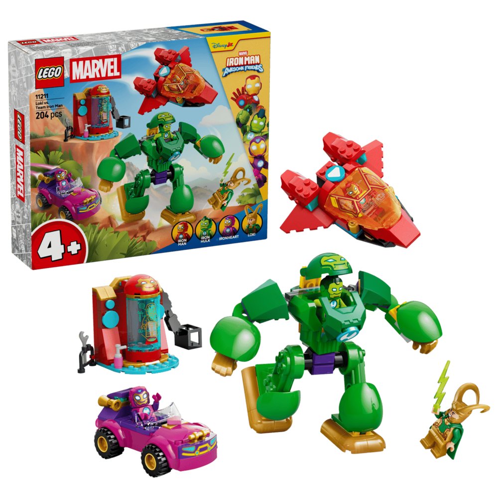 Lego Loki vs. Equipo Iron Man Juego de Puzle y Juguete