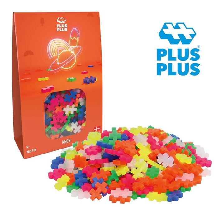 SOBRE PLUS-PLUS: NEON 300 PIEZAS | LUDILO | 1 UNIDAD | 5710409100472