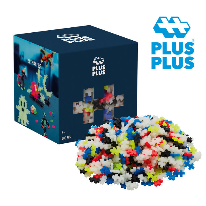 Cubo de Piezas Brilla en la Oscuridad 600 Piezas LUDILO