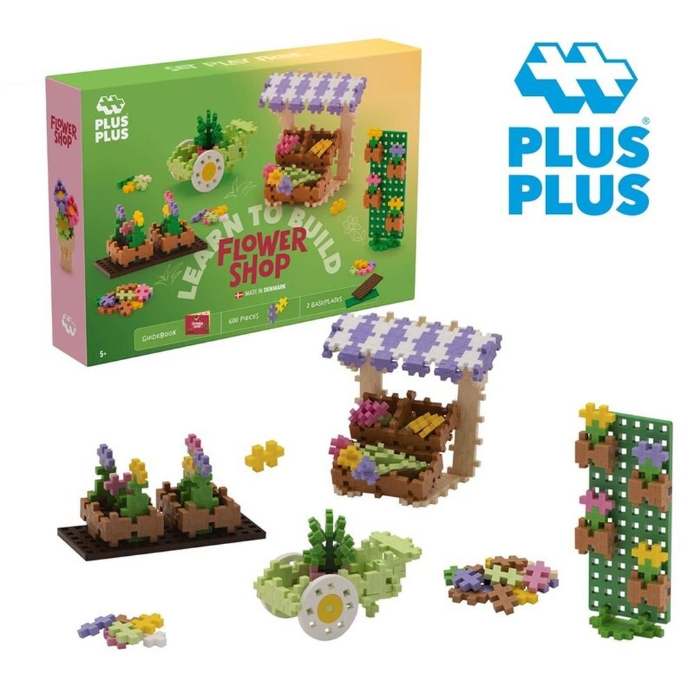 Juego Plus Plus Learn to Build Floristeria Ludilo