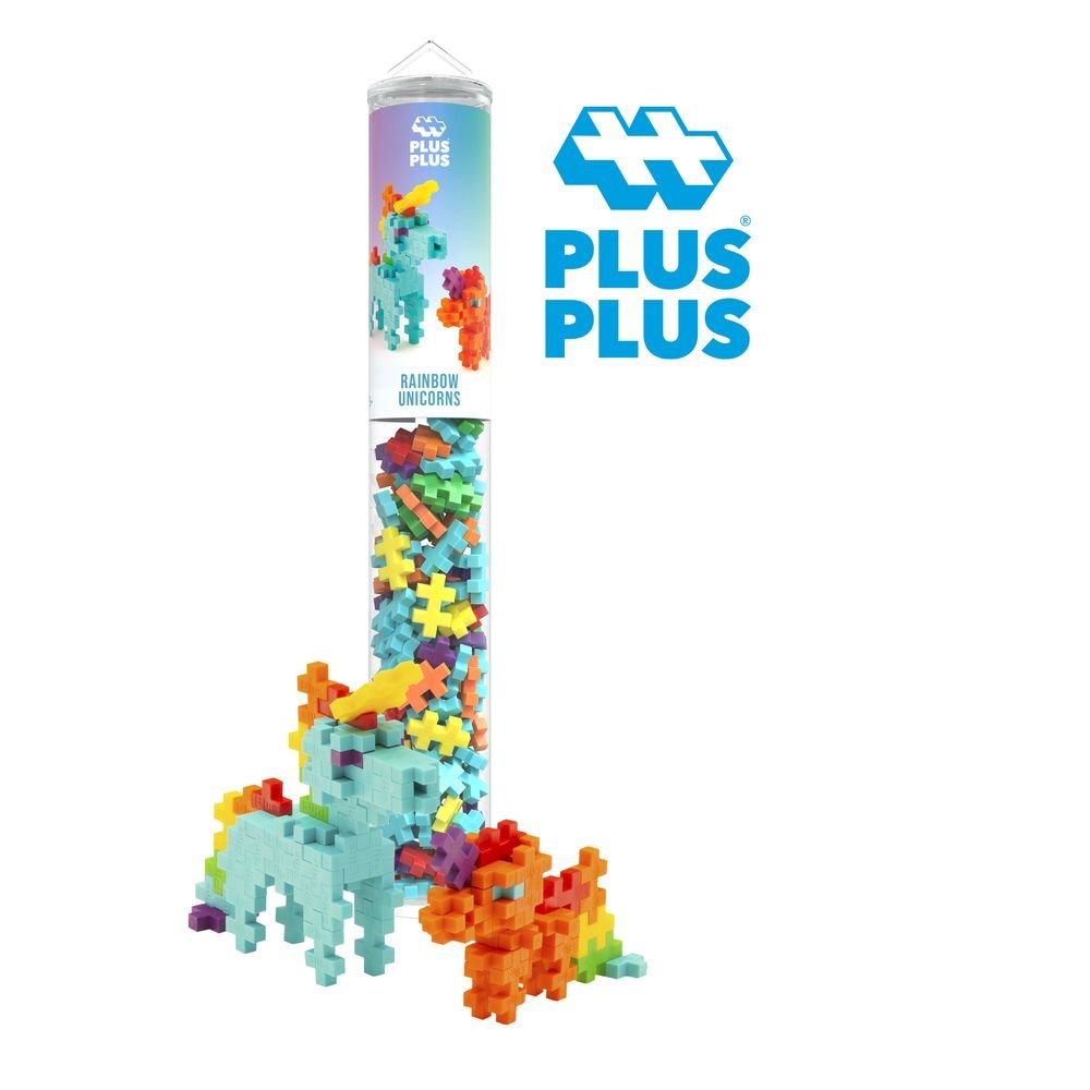 Pack Tubo Plus Plus Unicornio Arcoiris 100 Pcs LUDILO Imagen principal del producto