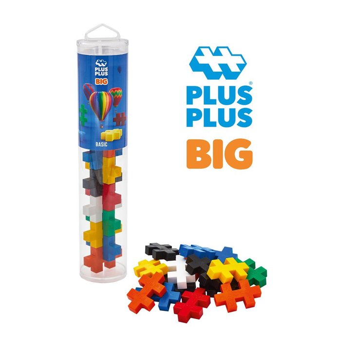 TUBO PLUS-PLUS BIG BASICO MIX 15 PCS | LUDILO | 1 UNIDAD | 5710409200714