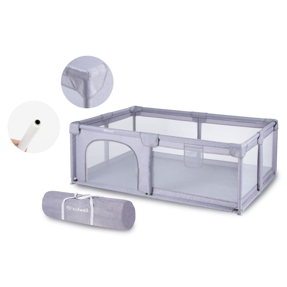 PARQUE INFANTIL FANKO GRIS 120X180 | KIDWELL | 1 UNIDAD | 5901130091157 Imagen principal del producto