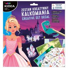 CALCOMANIA CREATIVA PRINCESAS KIDEA | KIDEA | ENVASE 24 UDS. UNIDAD | 5901130092550