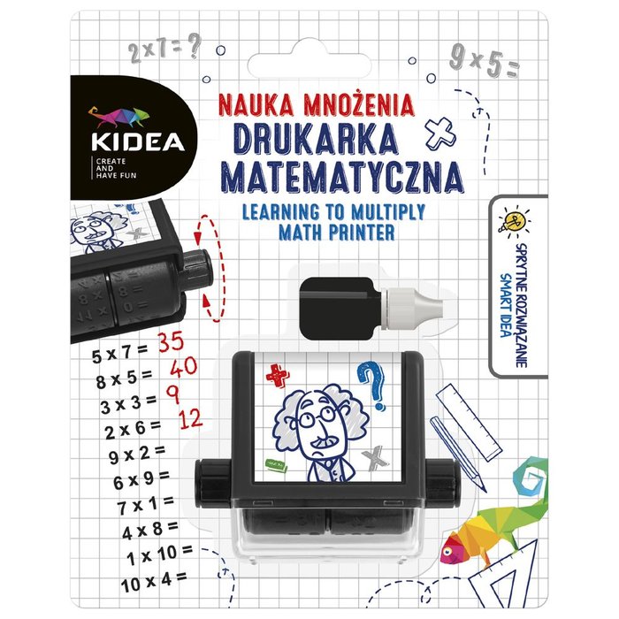 SELLO RODILLO PARA APRENDER TABLAS DE MULTIPLICAR KIDEA | KIDEA | 1 UNIDAD | 5901130094509 Imagen principal del producto