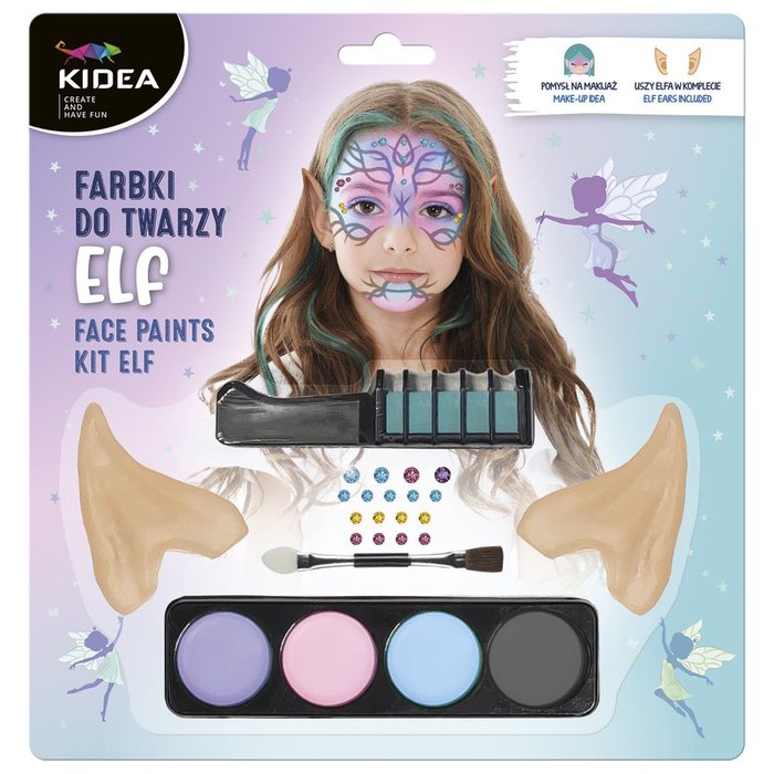 Set de Maquillaje con Orejas de Elfo Kidea
