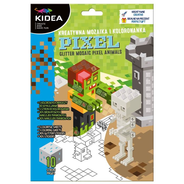 SET DE MOSAICOS Y LIBROS PARA COLOREAR MEDIAVAL | KIDEA | ENVASE 24 UDS. UNIDAD | 5901130098781
