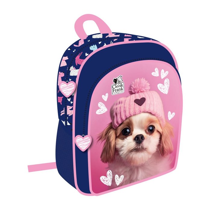 MOCHILA PASEO PERRITO ROSA | DERFORM Imagen principal del producto