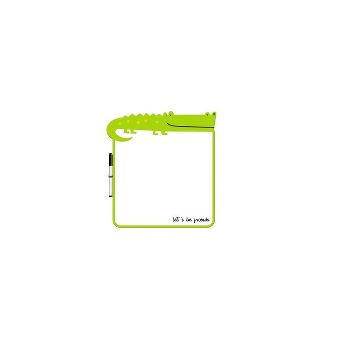 Pizarra con Rotulador Bebe Cocodrilo INTER Druk 28x30 cm