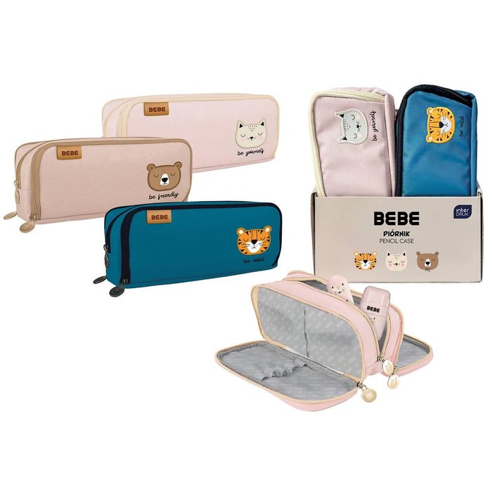 ESTUCHE TRIPLE BEBE CON ORGANIZADOR 3 MODELOS | INTER DRUK