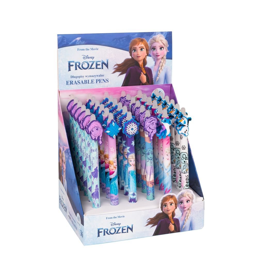 Expositor 36 bolígrafos borrables Frozen Coolpack