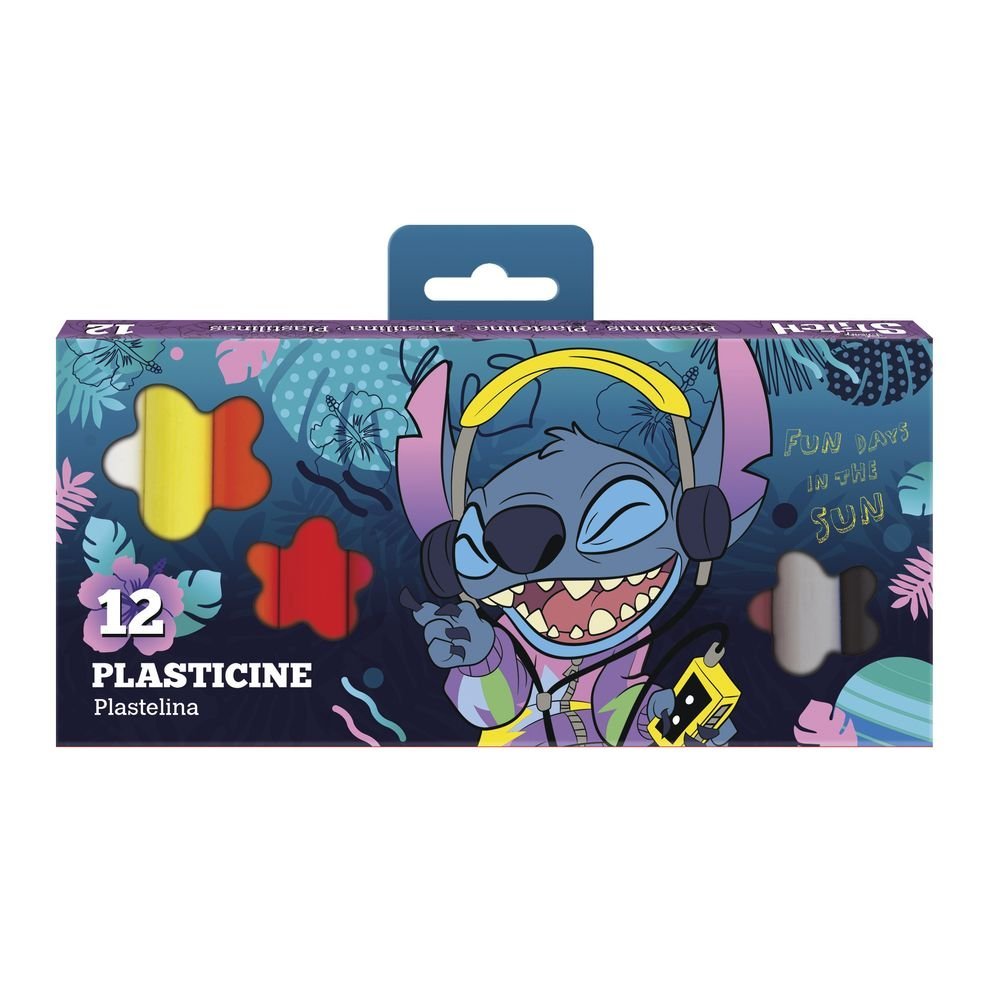 PLASTILINA 12 COLORES STITCH | 6 UNIDADES | (COOLPACK) Imagen principal del producto