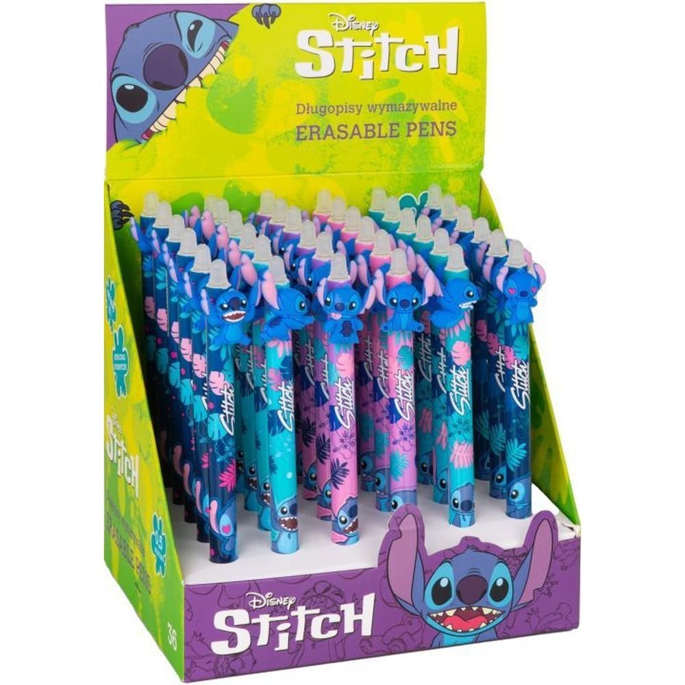 Expositor 36 Bolígrafo Borrable Stitch Blue COOLPACK