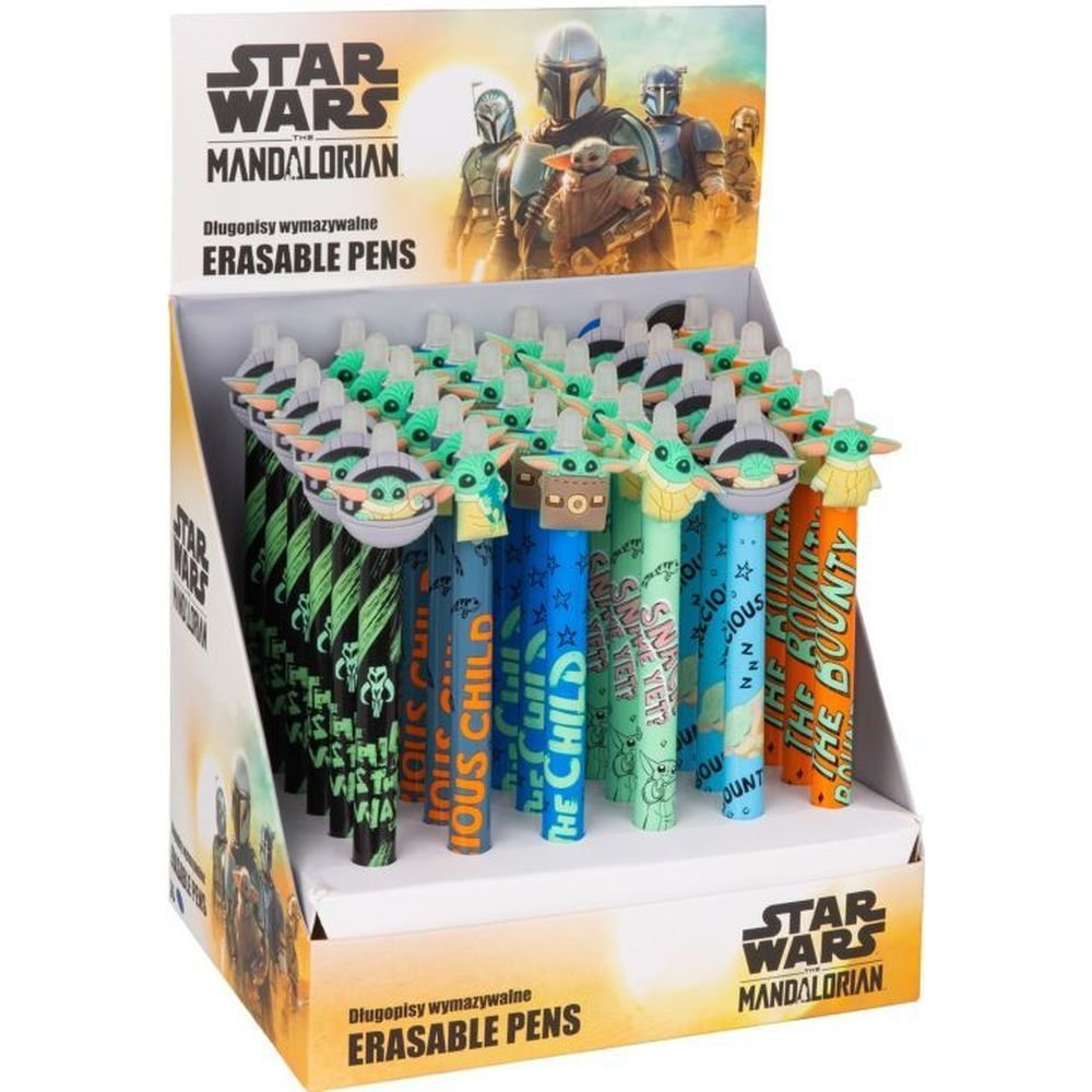 Expositor 36 Bolígrafos Borrables Baby Yoda Grogu Coolpack Imagen principal del producto