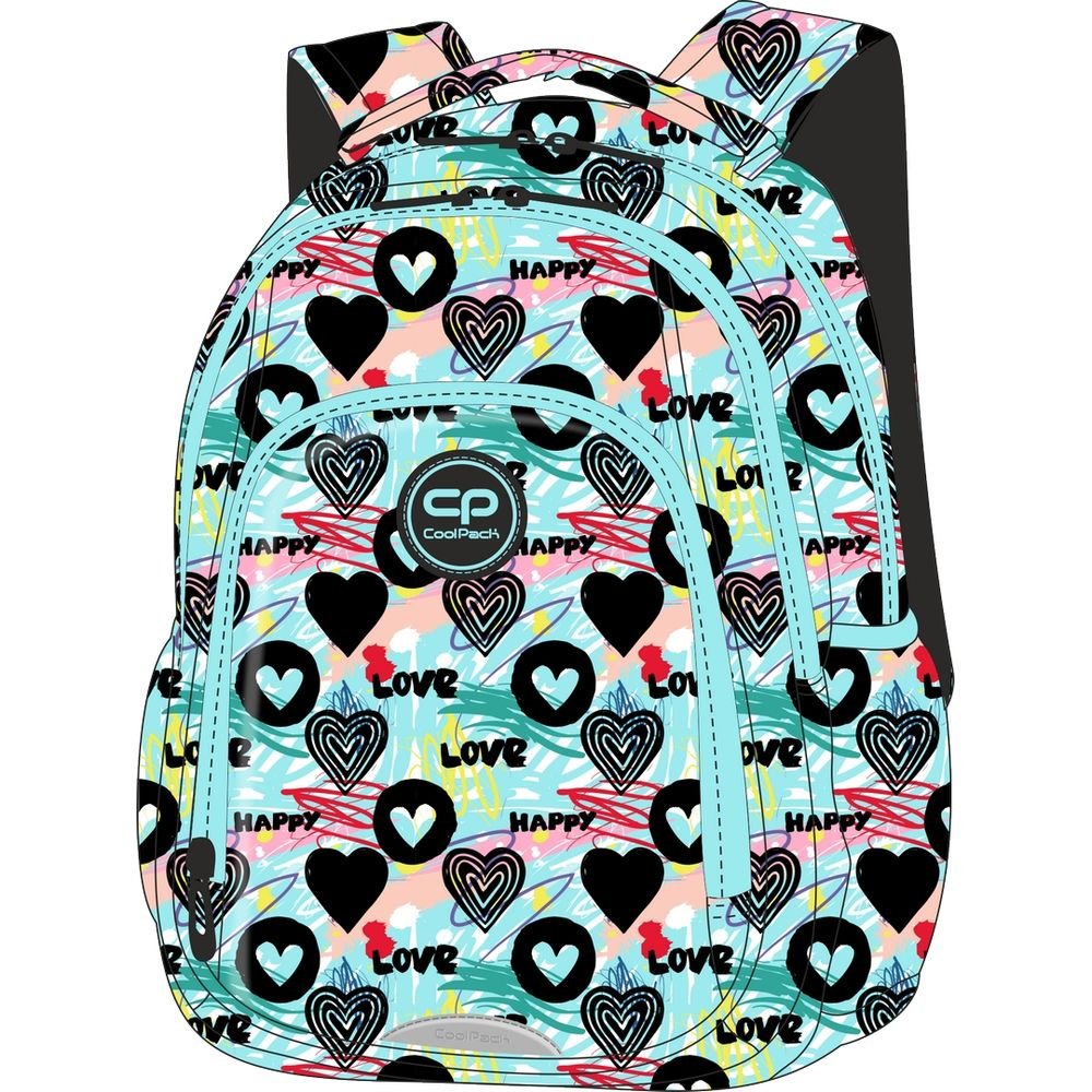 Mochila escolar doble strike in love marca Coolpack