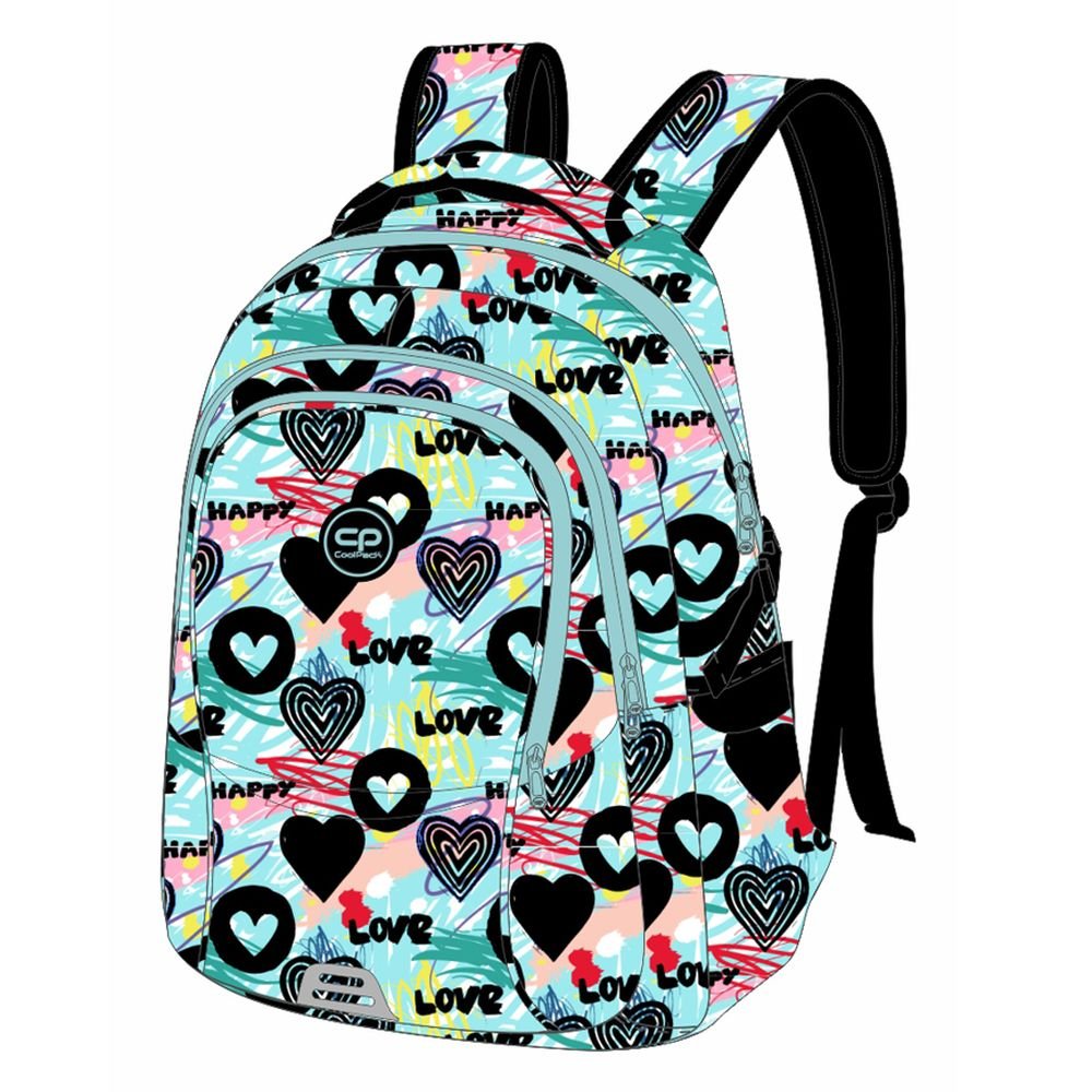 MOCHILA ESCOLAR TRIPLE DUO IN LOVE | COOLPACK Imagen principal del producto