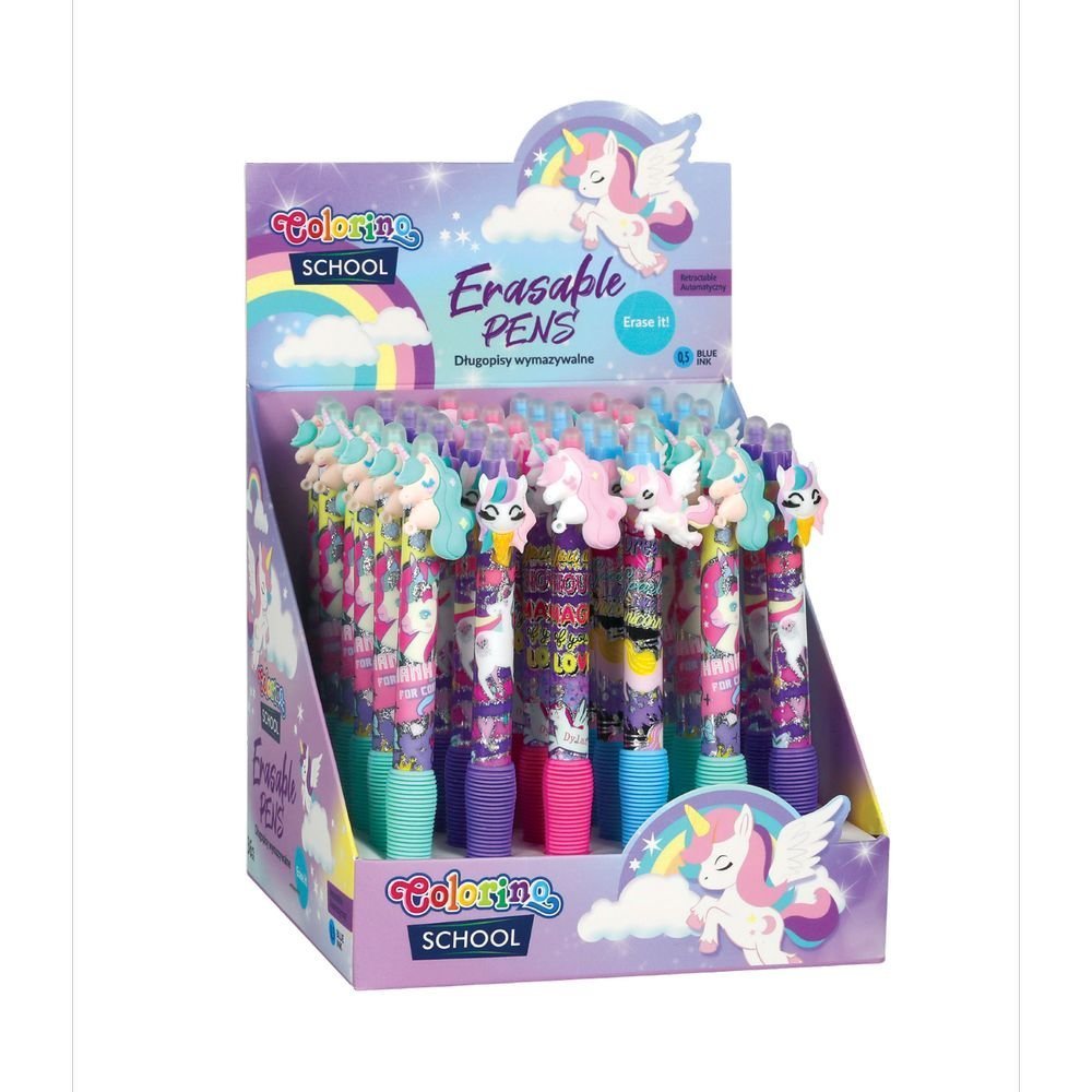 Expositor 36 Bolígrafos Borrables Rainbow Unicorns COOLPACK Imagen principal del producto
