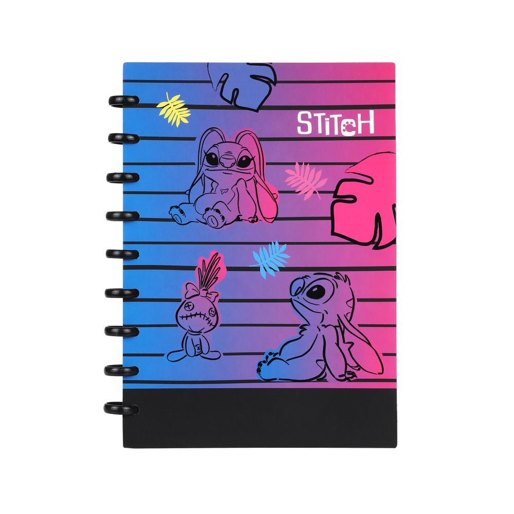 Cuaderno Anillas B5 100 Hojas Cuadrícula Stitch Black Chill COOLPACK Imagen principal del producto