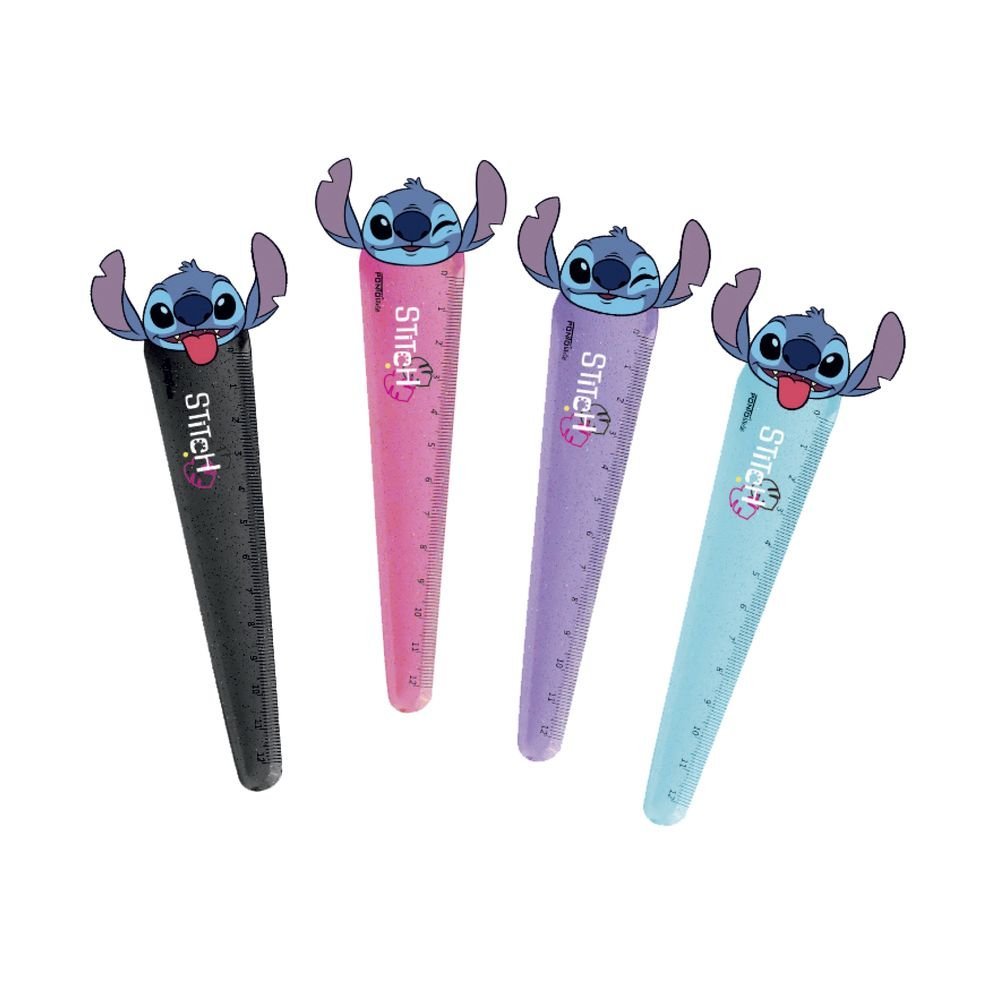 Regla 12 cms Stitch Black Coolpack Imagen principal del producto