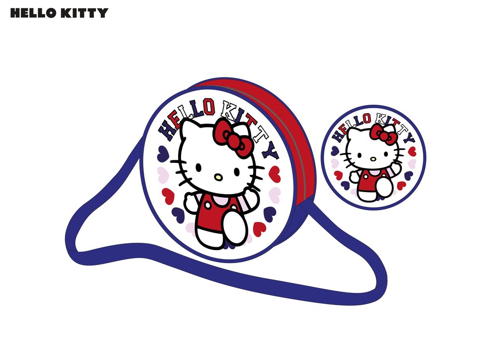 BOLSO BANDOLERA CIRCULAR HELLO KITTY | NEW IMPORT SL Imagen principal del producto