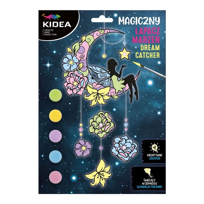 Set para Colorear y Construir un Atrapasueños Luna Hadas KIDEA