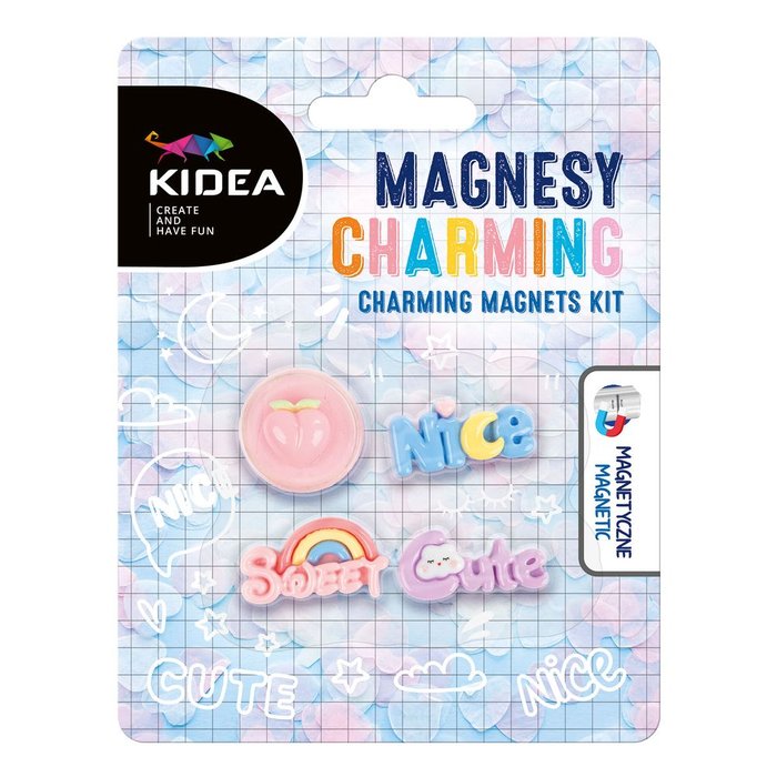 Set 4 Imanes Charming Colours Kidea Imagen principal del producto