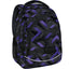 MOCHILA TRIPLE ESCOLAR BACK UP GEOMETRIC PURPLE AND BLACK | DERFORM